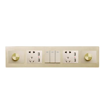 

New electronic hotel onepiece pop switch wall plug socket with usb power smart Siamese custom multi-function standard socket