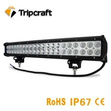 Tripcraft 21 “126 W Carro LEVOU Barra de Luz de Trabalho para Trator Barco OffRoad 4WD 4×4 Caminhão da rampa de ATV Ponto Flood Combo Feixe 12 V 24 V fog lâmpada