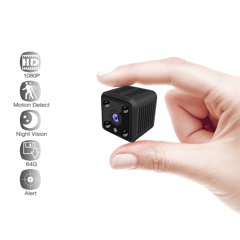 LOOSAFE мини IP камера 720P HD ночное видение маленькая видеокамера микро Onvif P2P телефон