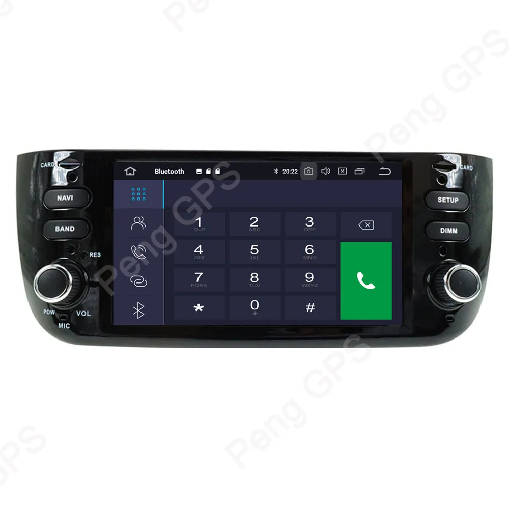 Excellent 8 Core 2 Din Car Radio Android 9.0 for Fiat Punto 2009-2015 Linea 2012 + GPS Navigation CD DVD Player Autostereo Multimedia Unit 3
