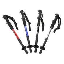 Телескопическая трость с компасом противоскользящая ударная алюминиевая легированная Регулируемая Ультралегкая Треккинговая палка альпинистская палка