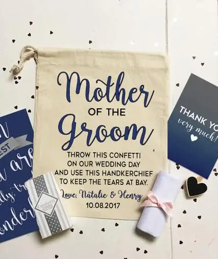 personalized mother of the groom or bride wedding hangover favor