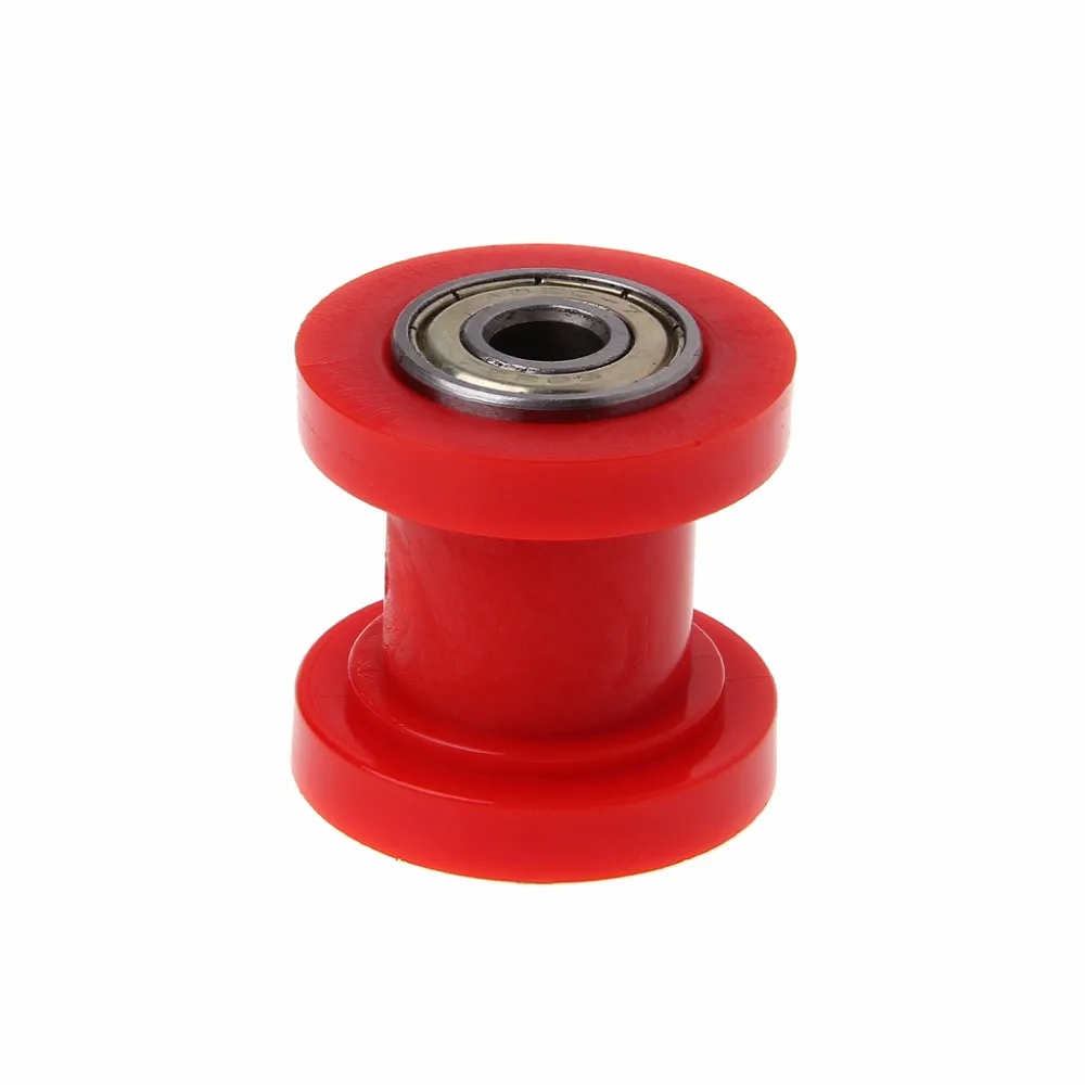 1PC Motorcycle 10mm Chain Roller Pulley Tensioner Wheel Guide for Pit Dirt Bike ATV XR125 CRF50 KLX110 Motorbike 3 Colors