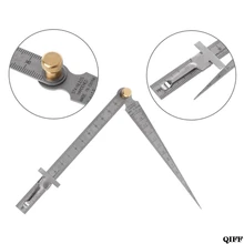 Прямая поставка и 2в1 метрический конус сварки щупа Калибр линейка для замера глубины щель отверстие Нержавеющая сталь MAY28