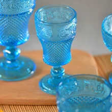 Креативный рельефный Кубок Муза стеклянный десертный стол стакан для воды молочная чашка фруктовый сок чашка для виски красочная чашка для мороженого стакан