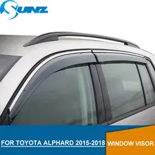 Оконный козырек для TOYOTA ALPHARD- боковое окно дефлекторы дождевик для TOYOTA ALPHARD- SUNZ