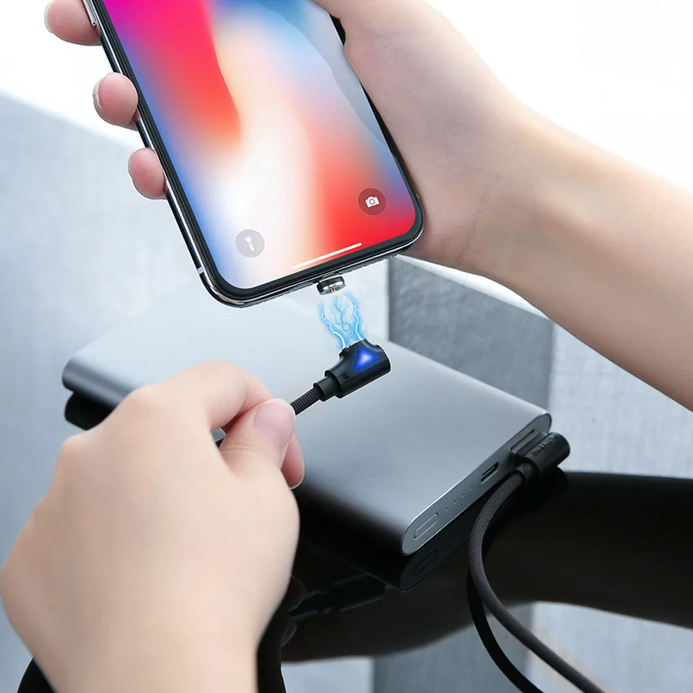 FDBRO FLOVEME Магнитный кабель 1 м Магнитный USB кабель для зарядки iPhone Micro usb type-C для samsung Galaxy S9 Plus Note 9 USB-C