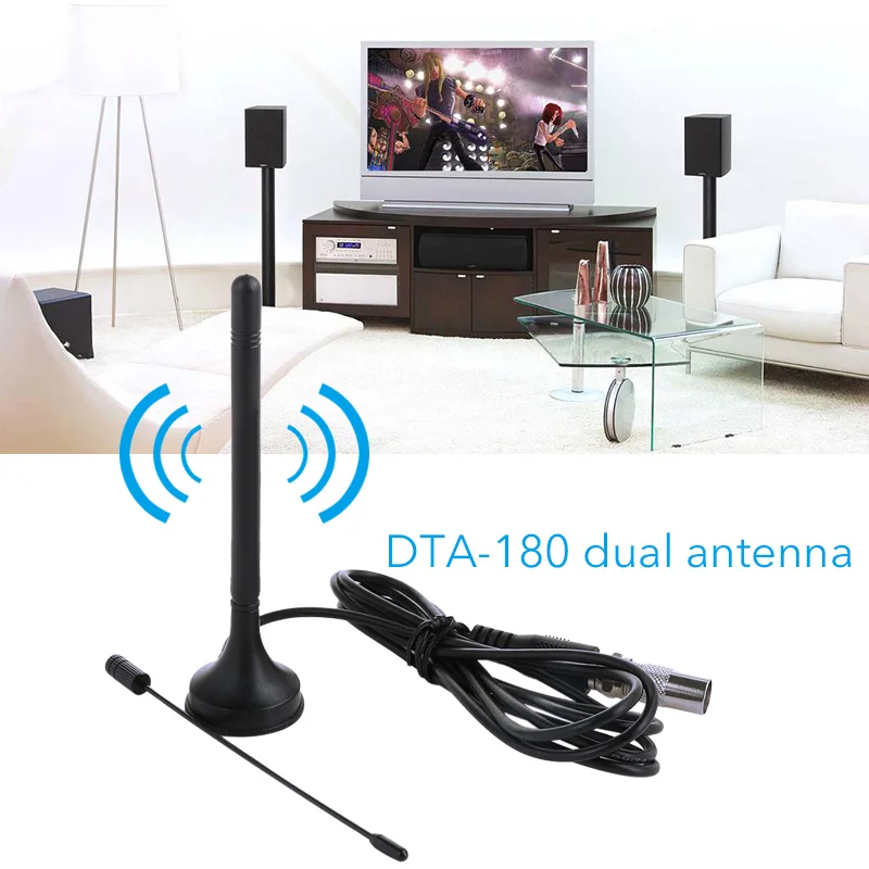 DTA180 Freview HD ТВ антенна для DVB-T телевидения Портативный Indoor/Outdoor Цифровой антенны с магнитным основанием ТВ Aerial