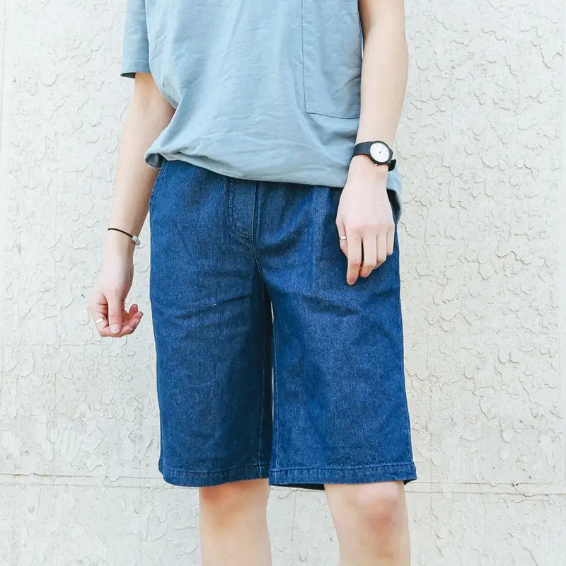 High Waist Jeans Woman Casual Summer Denim Pants Plus Size