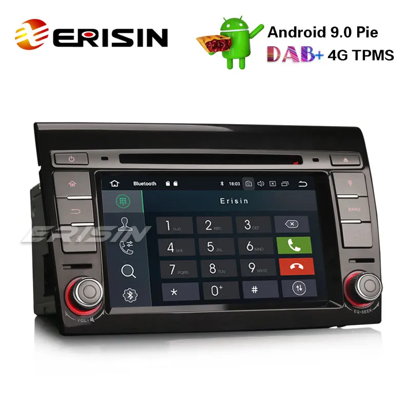 Sale Erisin ES7971F 7" Android 9.0 Car Stereo GPS Wifi SAT NAV DAB+ 4G DVR Canbus BT OBD for FIAT BRAVO 1