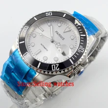 Parnis 40 мм Япония Miyota керамический ободок сапфировое стекло автоматические часы