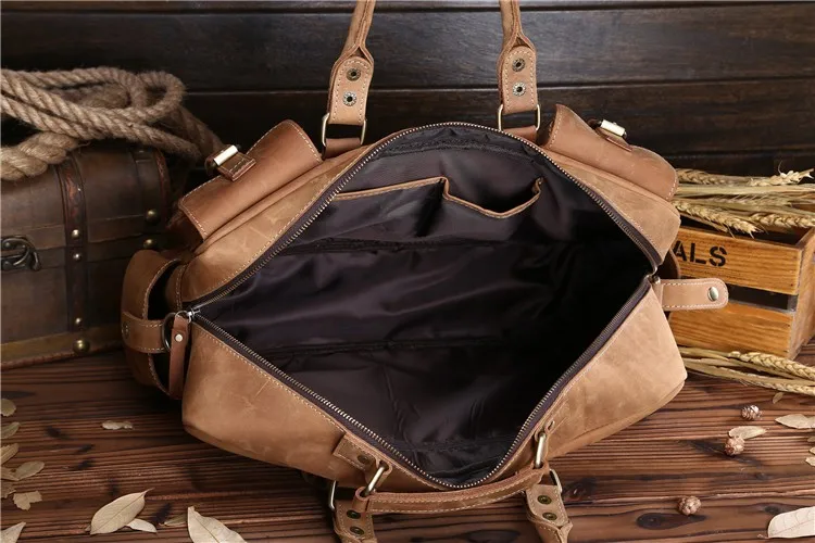 Мужская багажная сумка из натуральной кожи, мужская сумка Crossboby, деловая дорожная сумка, Мужская винтажная сумка на плечо, большая вместительность для подарка