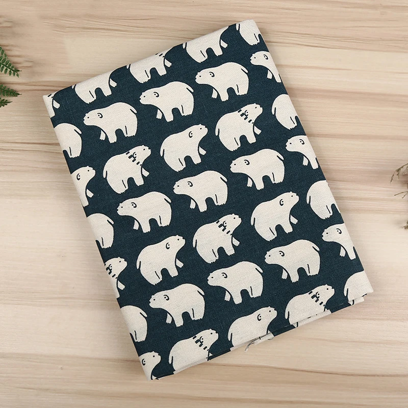100cm Storage Flax Cartoon Series Printed Twill Cotton Fabric Patchwork Cloth DIY Sewing Quilting Material for Handwork Decor|Ткань| |