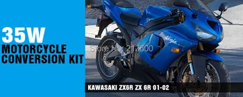 

Free Shipping motorcycle moto hid kit lights Headlight for KAWASAKI ZX6R ZX 6R 01-02(h7) 3000K,4300K,6000K,8000K,10000K