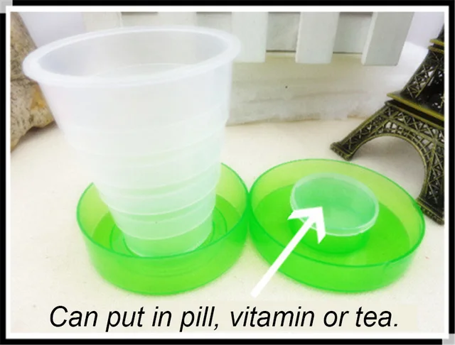 6 Bicchieri Pieghevoli In Silicone - 200ml Portatili Per Trekking E Campeggio | Richiudibili E Riutilizzabili - Foto 10