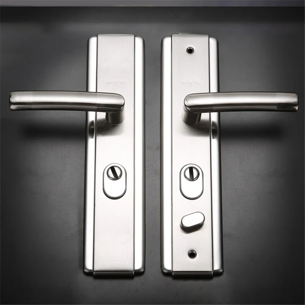 

VOGVIGO 3 Sizes 5cm/7cm/9cm Steel Panel Stainless Steel Handle Security Door Knob Home Accessories Door Knob Lock