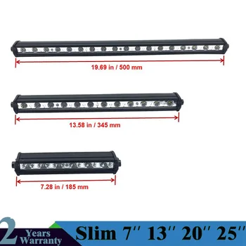 

Super Slim 30W 60W 90W 120W 150W 180W Single Row LED Light Bar For Offroad Truck 4X4 Car Spot Flood Driving Lights 12V 24V