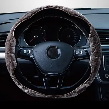 

Car Interior Accessories 2018 New Car Interior Accessories Thickened Universal Handlebar Winter Short Plush Steering Wheel Cover