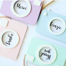 Lovely Cute Wood Camera Toys Children Bed Room Wall Decoration Toys Kids Birthday Christmas Gift Nordic