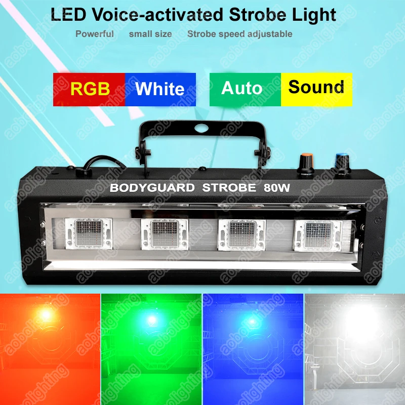 4x 20W New DJ strobe stage lights KTV Bar Flash Light Disco Lighting