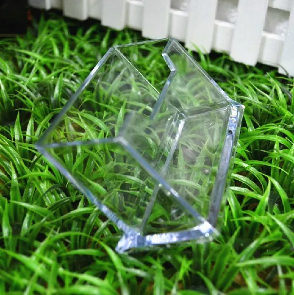 1 Pcs Desk Shelf Box Storage Display Stand Acrylic Plastic New Clear Desktop Business Card Holder School Office Supplies