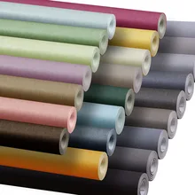 Bacaz Твердые обои рулоны орихалцеус/зеленый/черный/розовый/синий/кофе/золото/сливочный/серебро шелковые обои рулоны 3d настенные покрытия