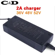 36 V 42 V 48 V 54,6 V 52 V 58,8 V 2A литиевая батарея зарядное устройство литий-ионный аккумулятор зарядное устройство для ebike Электрический велосипед DC XLR RCA