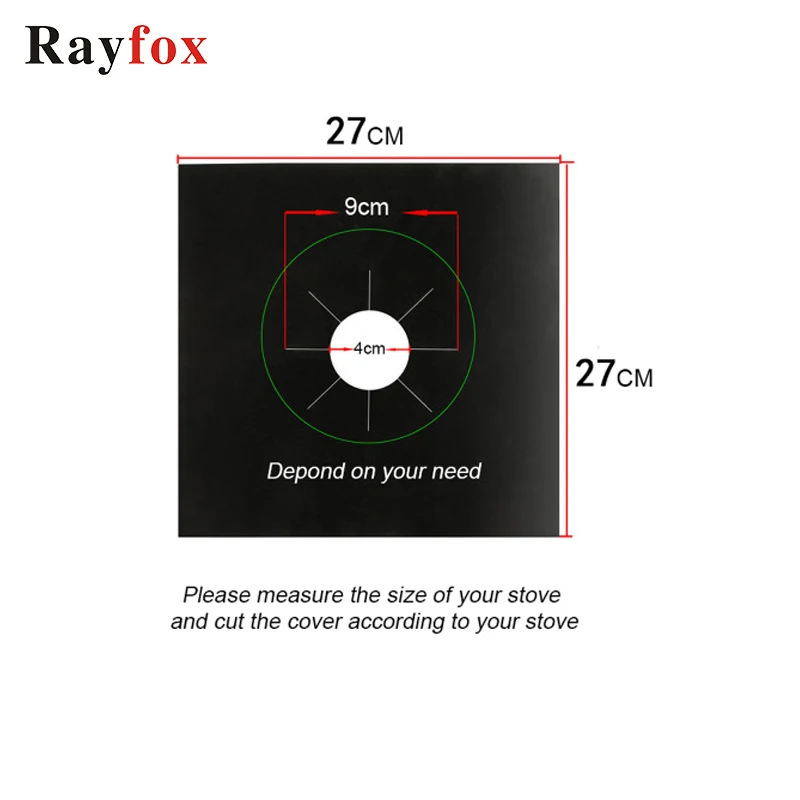 Кухонные гаджеты 4 шт. защитные многоразовые крышки для горелки коврик для дома Газовые плиты инструменты для приготовления выпечки чистящие кухонные аксессуары