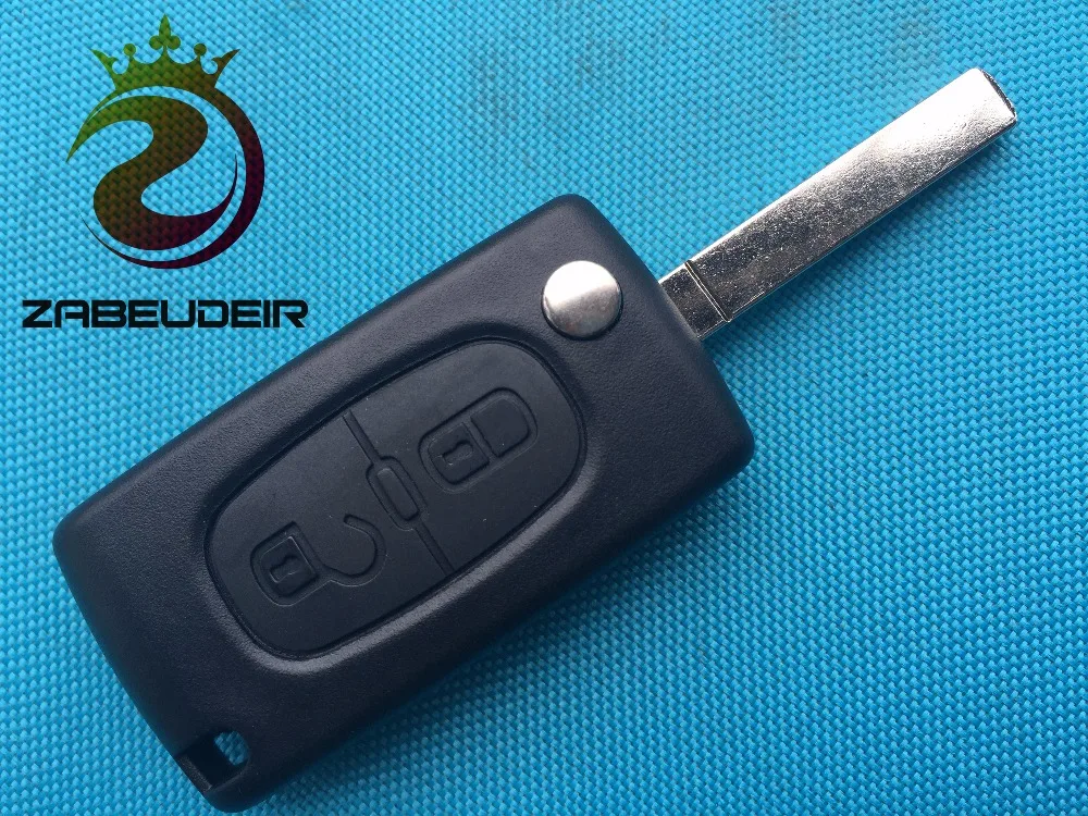 1 шт. Новый Сменный корпус для Peugeot 107 207 307 406 408 607 2 кнопочный пульт дистанционного