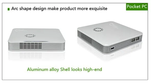 Очень маленький мини-ПК компьютер X3700M с Intel 1037U, двухъядерный 1,8 ГГц, встроенный с Windows 7/xp, 2 Гб оперативной памяти, 8 ГБ SSD