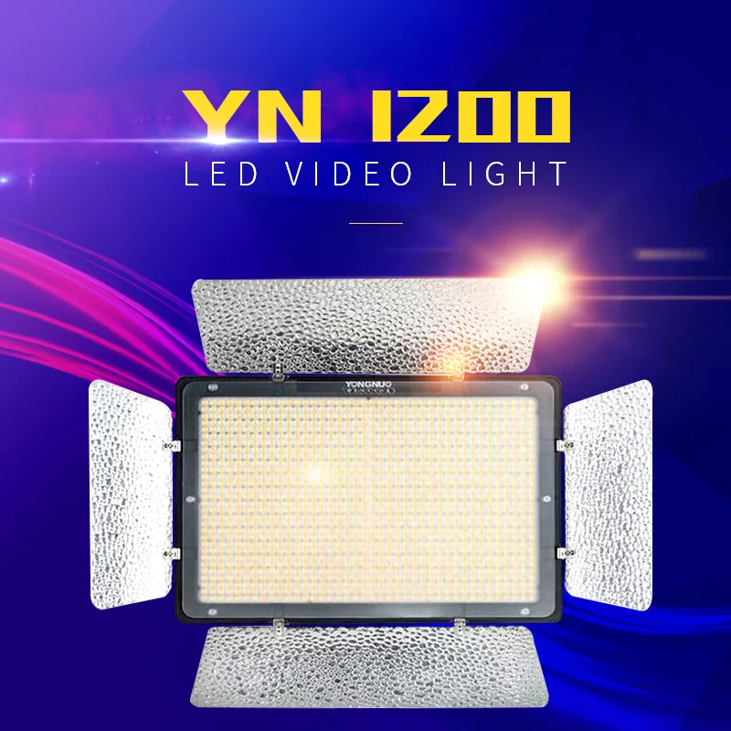 

Yongnuo YN1200 LED photography light camera fill light conference room studio stage micro-film fill light CRL 95