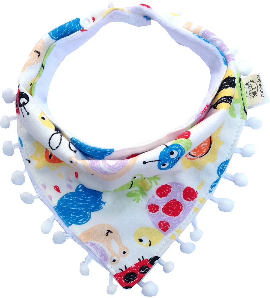  500pcs 스타일  Bibs 소년 액세서리  소녀 Burp 면화 부드러운  스카프  타액 타월