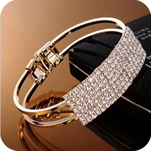 Модные ювелирные изделия кристалл свадебный браслет полный звезды babysbreak браслет для женщин
