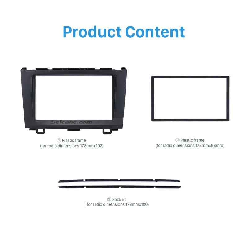 Seicane превосходное качество 2 Din автомагнитола фасции для 2008-2011 HONDA CRV Радио Рамка аудио покрытие монтажная рамка автомобиля предпочтительный комплект