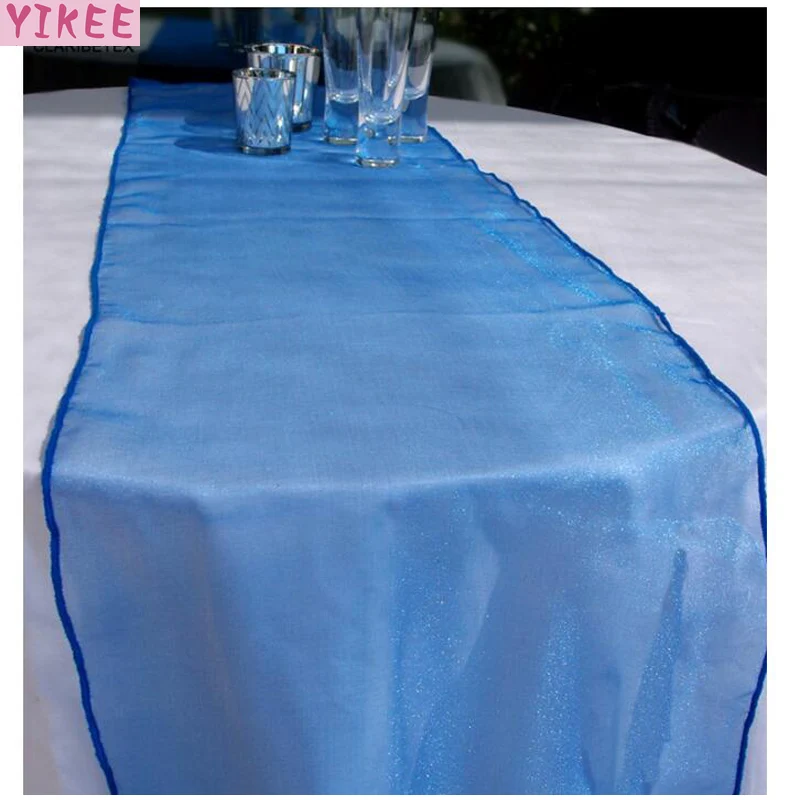 30x275cm solid color navy blue table runner tulle,party table table runnerin