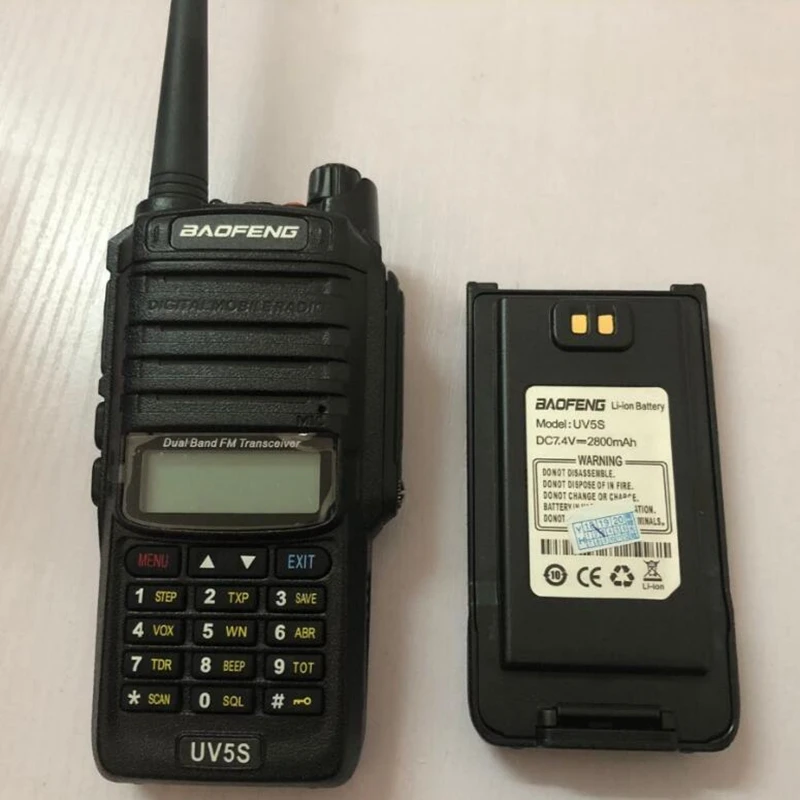 

Baofeng UV-5S two way radio extra battery 2800mAh Battery for UV-5S walkie talkie powerful Li-ion battery