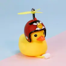 Велосипедный колокольчик "Утка" с светильник сломанный ветер маленькая Желтая утка MTB дорожный велосипед мотоциклетный шлем для езды на велосипеде аксессуары