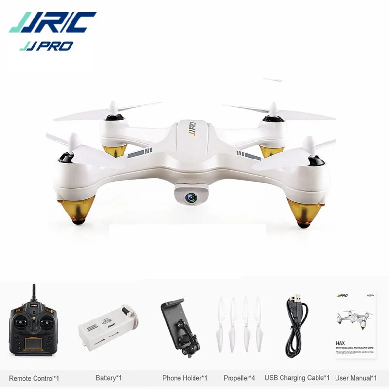 

JJRC JJPRO X3 HAX Brushless Double GPS WIFI FPV w/ 1080P HD Camera RC Drone Quadcopter Toy RTF VS EX1 Hubsan H501S H502E