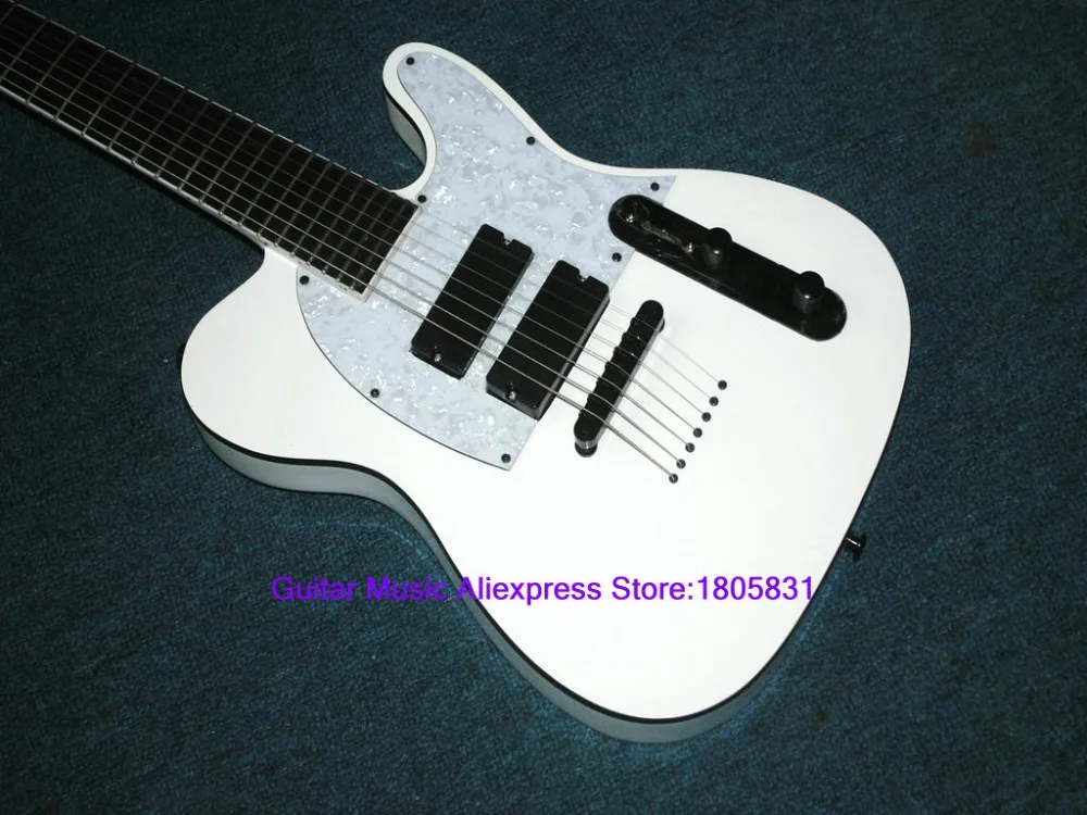 クリアランス価格 7弦ホワイトエレキギターワンピースネック卸売ギタートップ楽器 純正クリアランス Staging Tatianadance Com