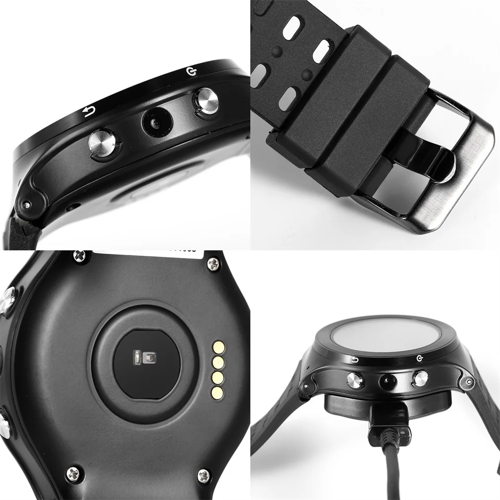Fashion Outdoor WIFI Bluetooth 4.0 1.3G Quad-cores 1.33'' Screen HD Camera 5.0 3G Android Phone Watch & Heart rate & Pedometer