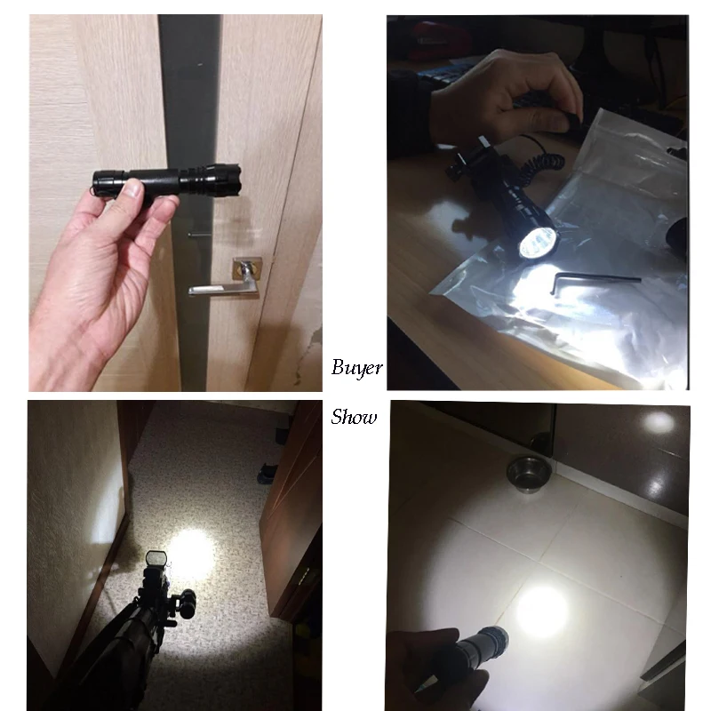 1 режим тактический фонарик lanterna 3800 люмен XM L T6 LED 501B Охота linterna Led Lampe Torche 18650
