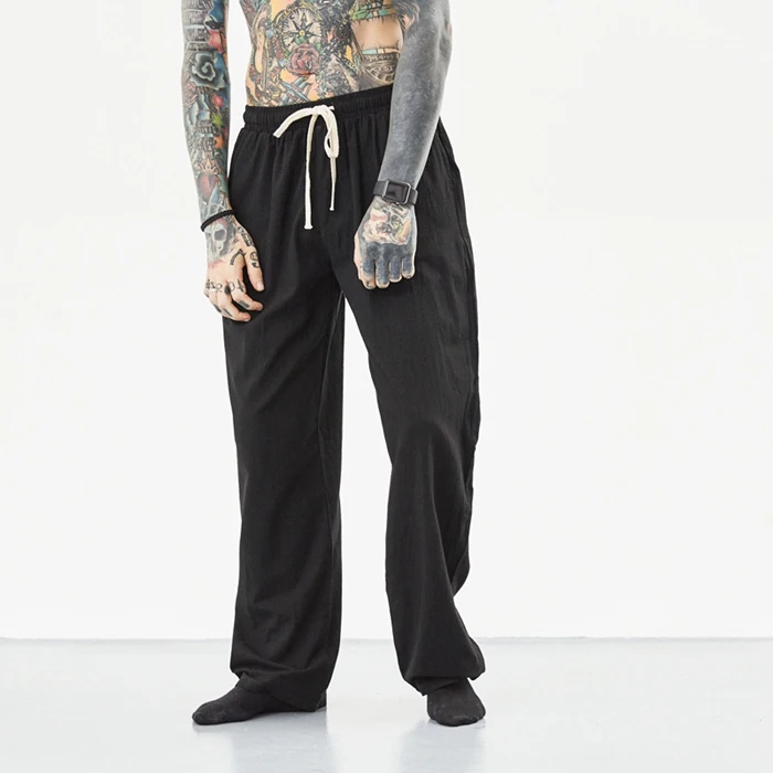Осенние мужские штаны-шаровары в китайском стиле, винтажные штаны больших размеров 7XL 8XL 9XL 10XL, удобные мужские прямые брюки стрейч 54