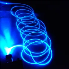 100 м длина, 8 мм диаметр высококачественный боковой свет волоконно-оптический кабель 8 мм боковое светящееся волокно