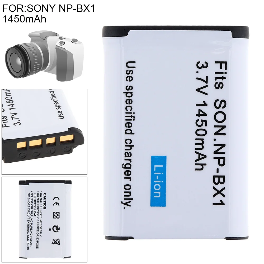 NP BX1 3.7V 1450mAh Lithium Li ion Rechargeable Camera Battery for SONY