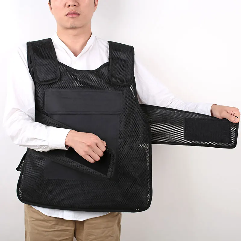 

Soft Nail Bulletproof Vest Terrorist Terrorist Attacks Strong Stab-Resistant Vest Self-Defense Anti-Riot Tactical Black Durable