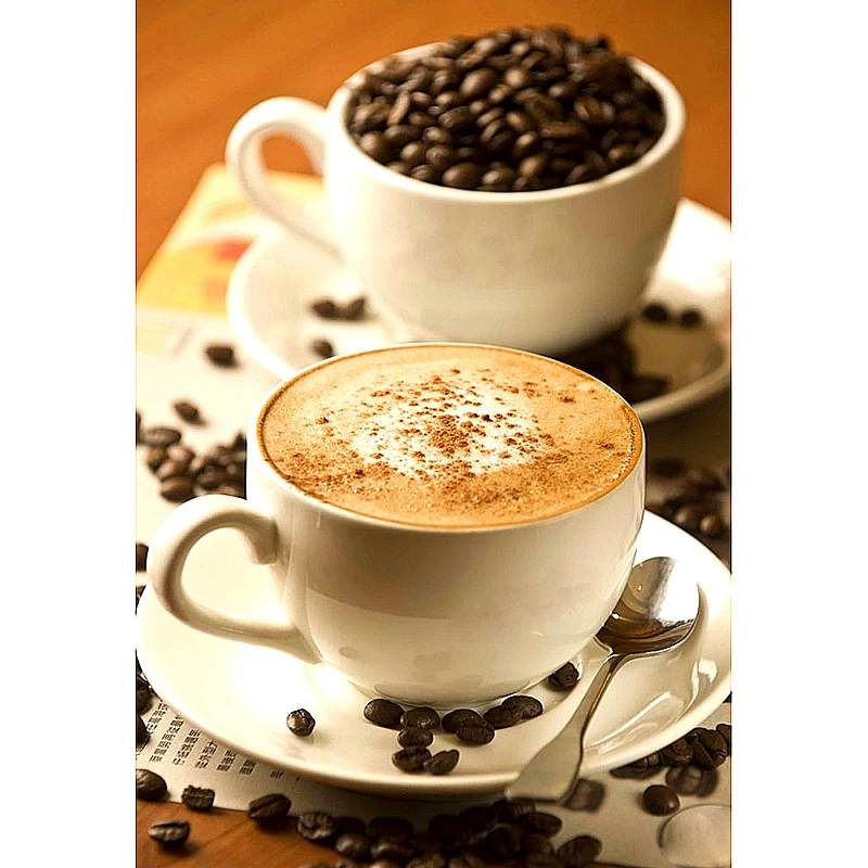 

NEW Arrival Full Round Diamond 5D DIY Diamond Painting coffee Embroidery Cross Stitch Rhinestone Mosaic Painting Decor Gift