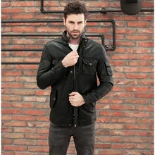 Брендовая новая одежда для мужчин из овчины кожаные куртки мужские из натуральной кожи тонкие куртки. Мотоциклетные винтажные