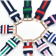 Chronos нейлоновый ремешок 20 мм ремешок для часов Повседневный ремешок для часов Красочные Модные наручные часы для ремешок для мужских часов