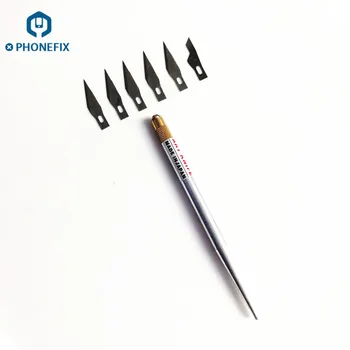 

PHONEFIX CPU Tools Kit BGA Repair Blade Set Mobile Phone Motherboard Pry Knife Stainless Steel Graver for iPhone Repair
