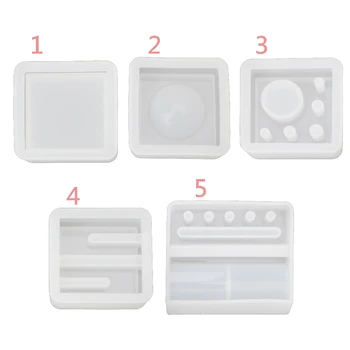 

Silicone Mold Card Storage Pen Holder Ashtray Epoxy Resin Mold Jewelry Making
